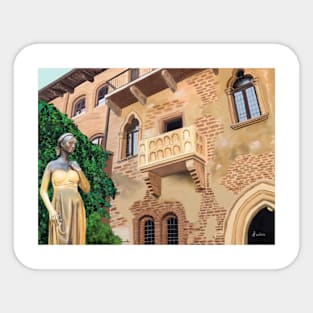 Juliet's balcony Sticker